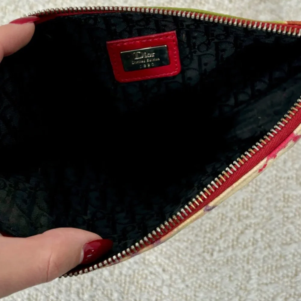 Authentic Dior Mulitcolour Canvas Le Victim Mini Saddle Bag Pochette - Picture 7 of 9